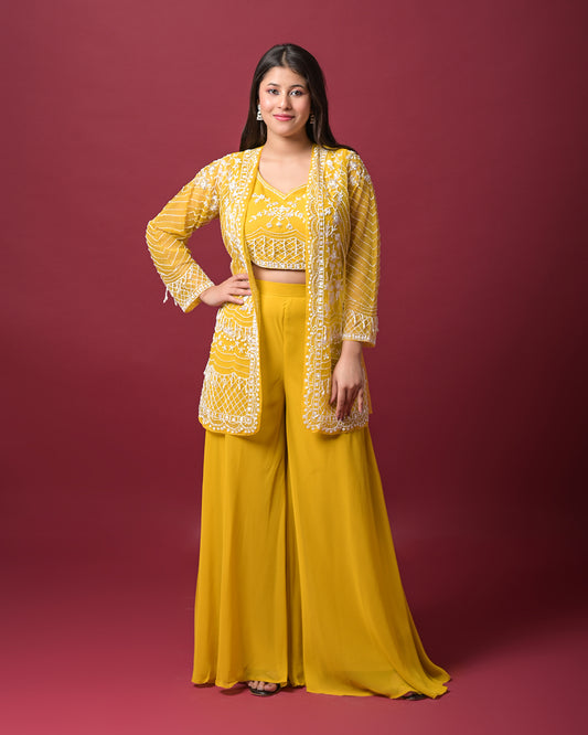 Sunlit Grace Indo-Western Dress