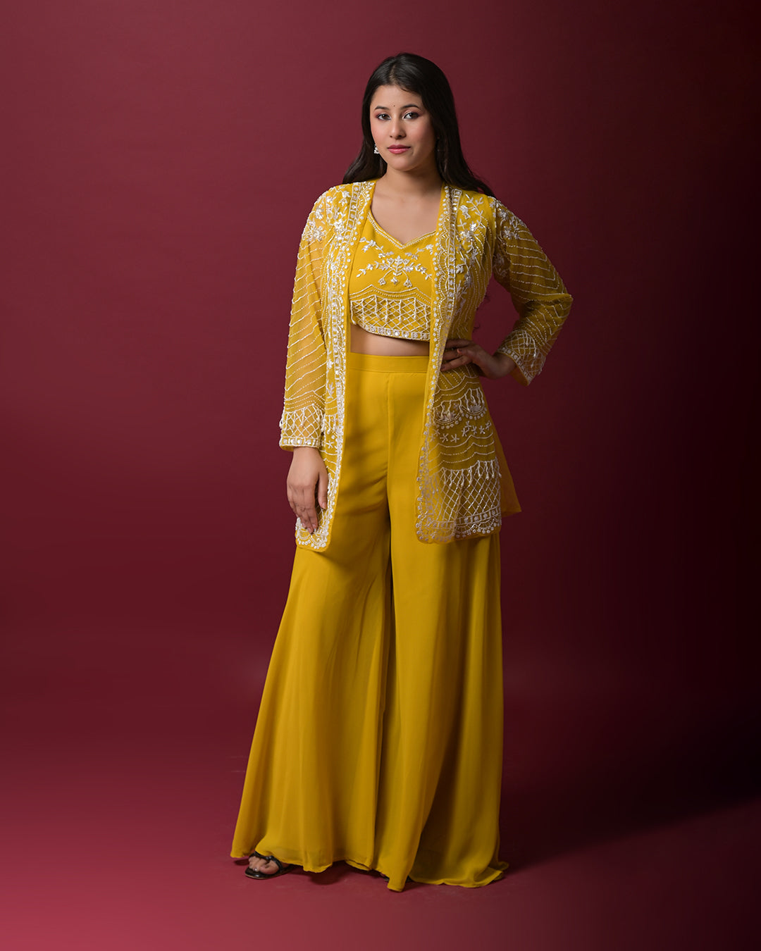 Sunlit Grace Indo-Western Dress