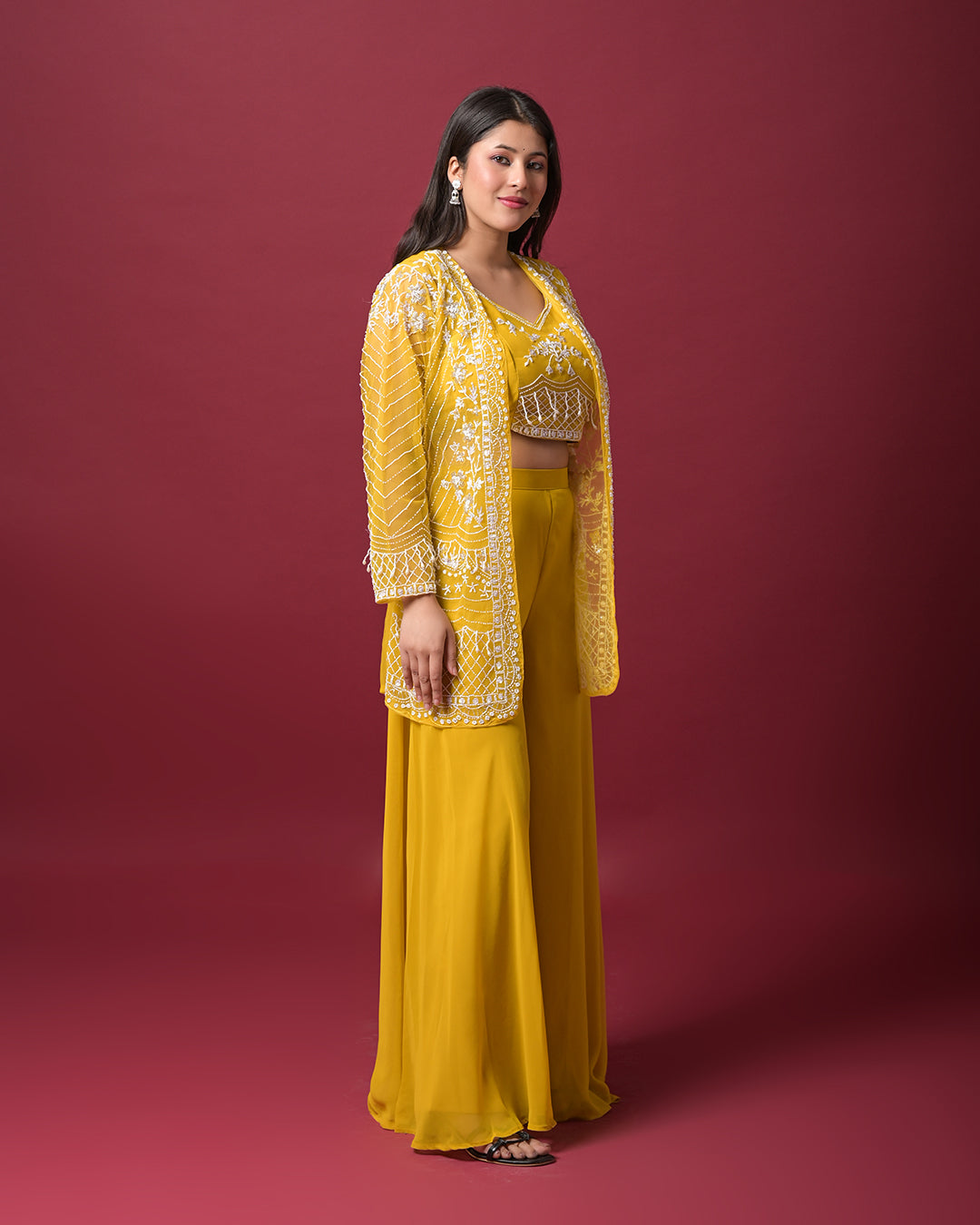 Sunlit Grace Indo-Western Dress