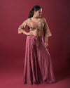 Rust Pink Indo-Western Dress