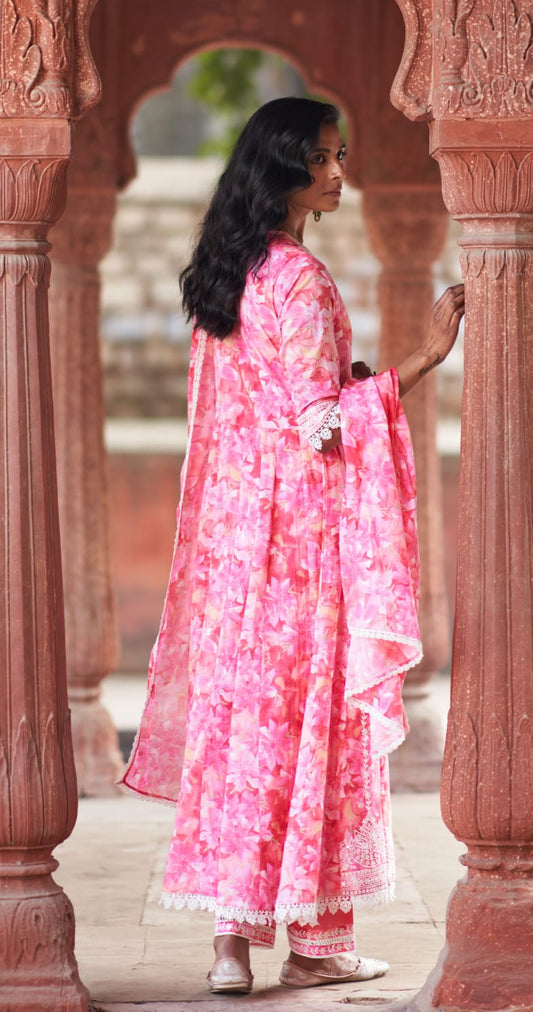 Blush Royale Anarkali Set