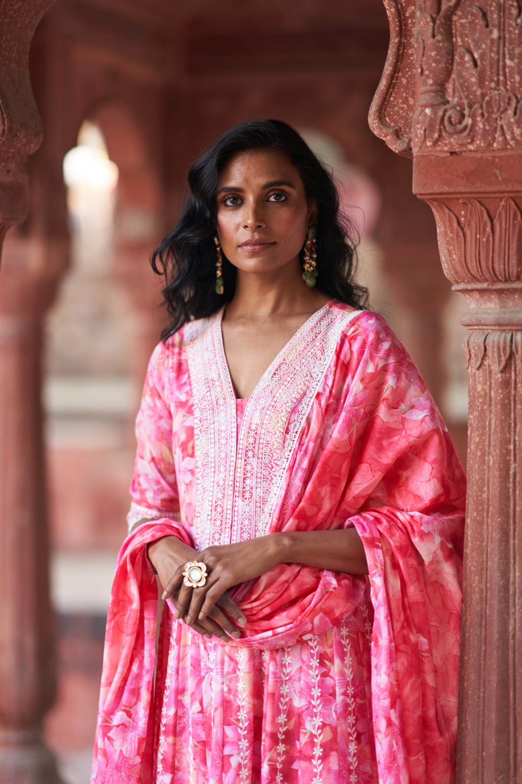 Blush Royale Anarkali Set
