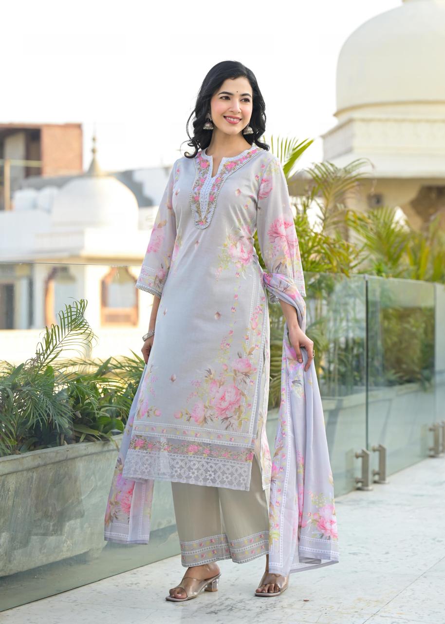 Whispering Blooms Suit