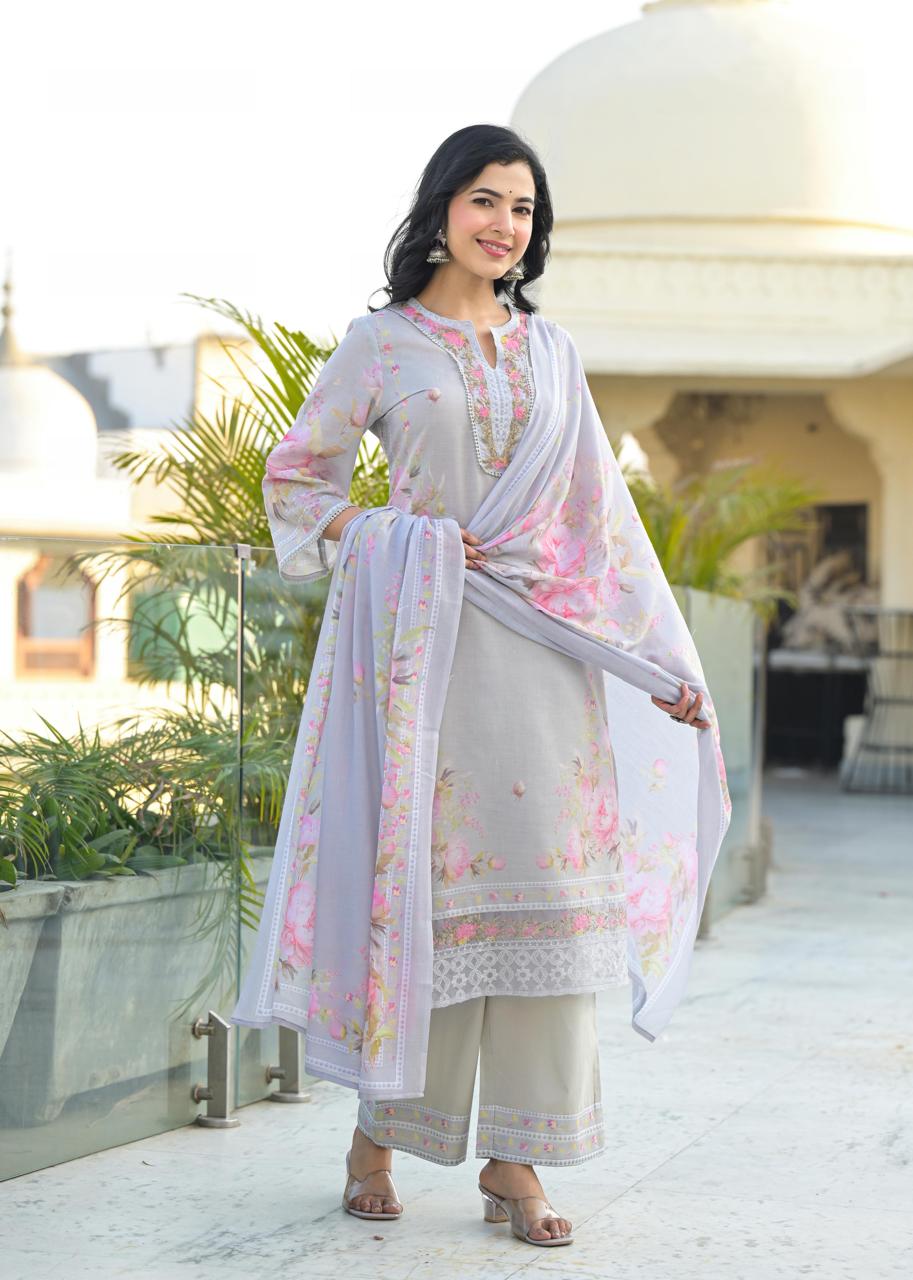 Whispering Blooms Suit
