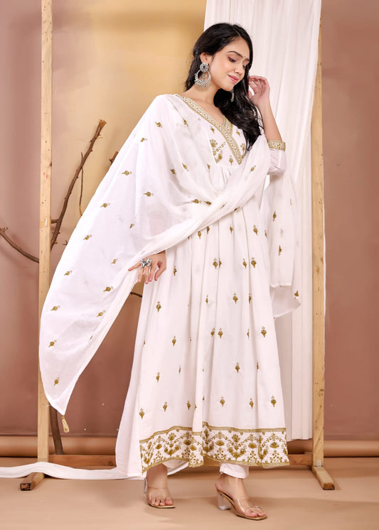 Blush Elegance Anarkali Suit