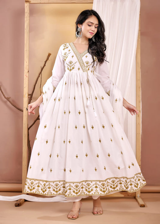 Blush Elegance Anarkali Suit