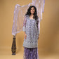 Violet Serenity Indo-Western Dress