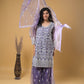 Violet Serenity Indo-Western Dress