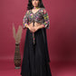 Midnight Bloom Indo-Western Dress