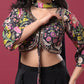 Midnight Bloom Indo-Western Dress