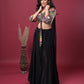 Midnight Bloom Indo-Western Dress