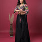 Midnight Bloom Indo-Western Dress