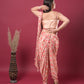 Peachy Glow Indo-Western Dress
