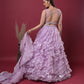 Mystic Lilac Ruffle Lehenga