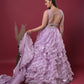 Mystic Lilac Ruffle Lehenga