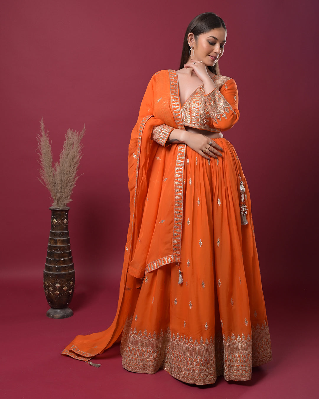 Saffron Glow Lehenga