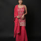Rosé Glow Indo-Western Dress