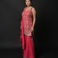 Rosé Glow Indo-Western Dress