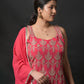 Rosé Glow Indo-Western Dress