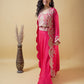 Fuchsia Flair Indo-Western Dress